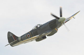 Supermarine Spitfire FRXVIIIE, G-BUOS, Historic Flying Ltd