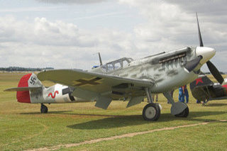 Hispano HA-1112 MIL C4K-102 Buchon, G-BWUE, The Real Aeroplane Company